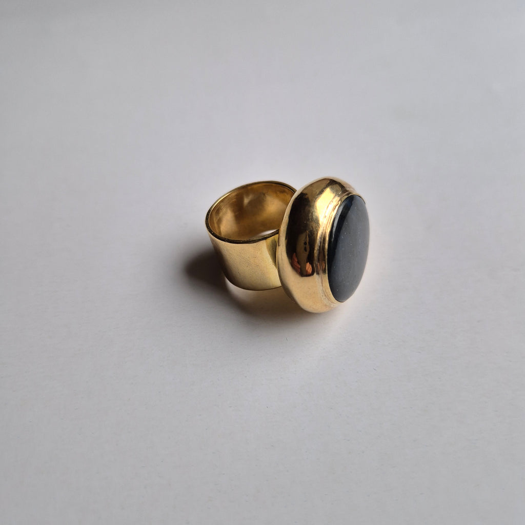 Aurora Labradorite Ring