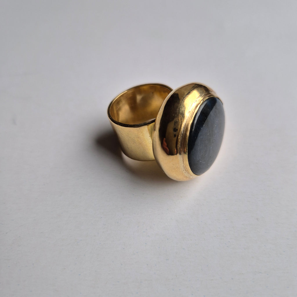 Aurora Labradorite Ring